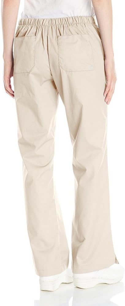 image:imageWink WonderWORK Womens Flare Leg Scrub Pant Khaki L
