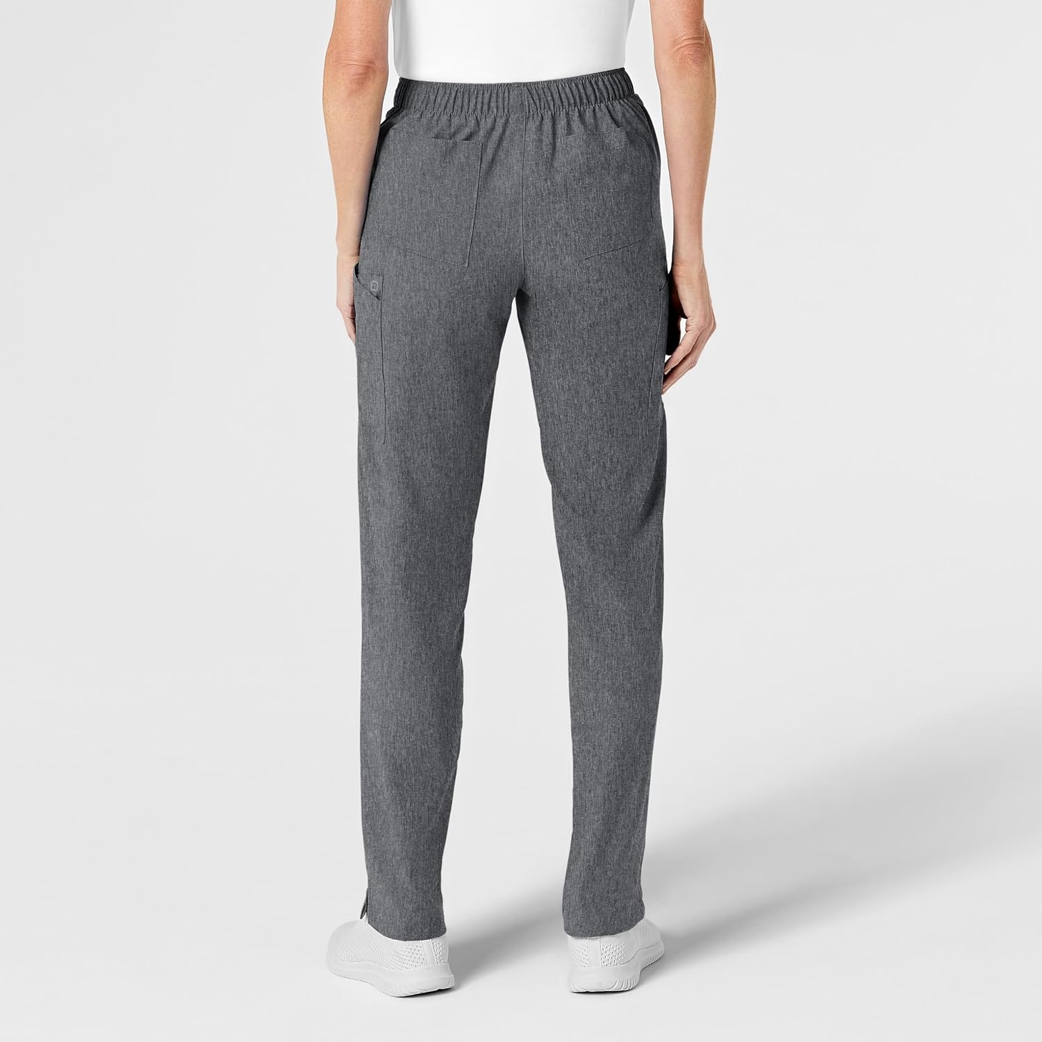 image:imageWomens Flat Front Cargo PantCharcoal Heather