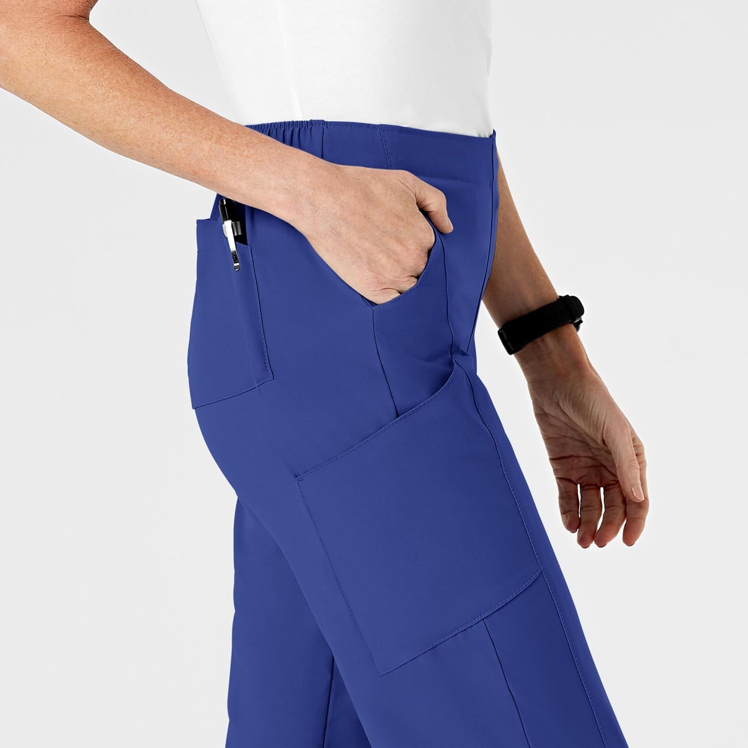 image:imageWomens Flat Front Cargo PantGalaxy Blue