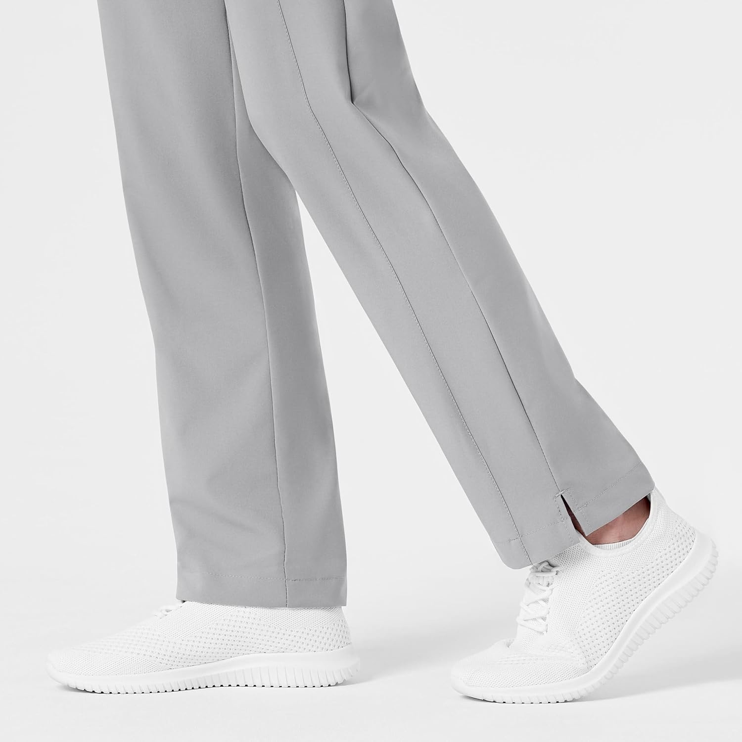 image:imageWomens Flat Front Cargo PantGrey