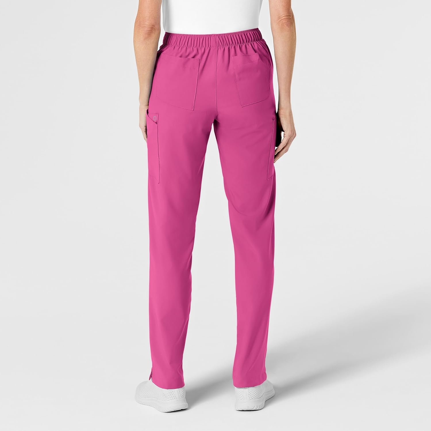 image:imageWomens Flat Front Cargo PantHot Pink