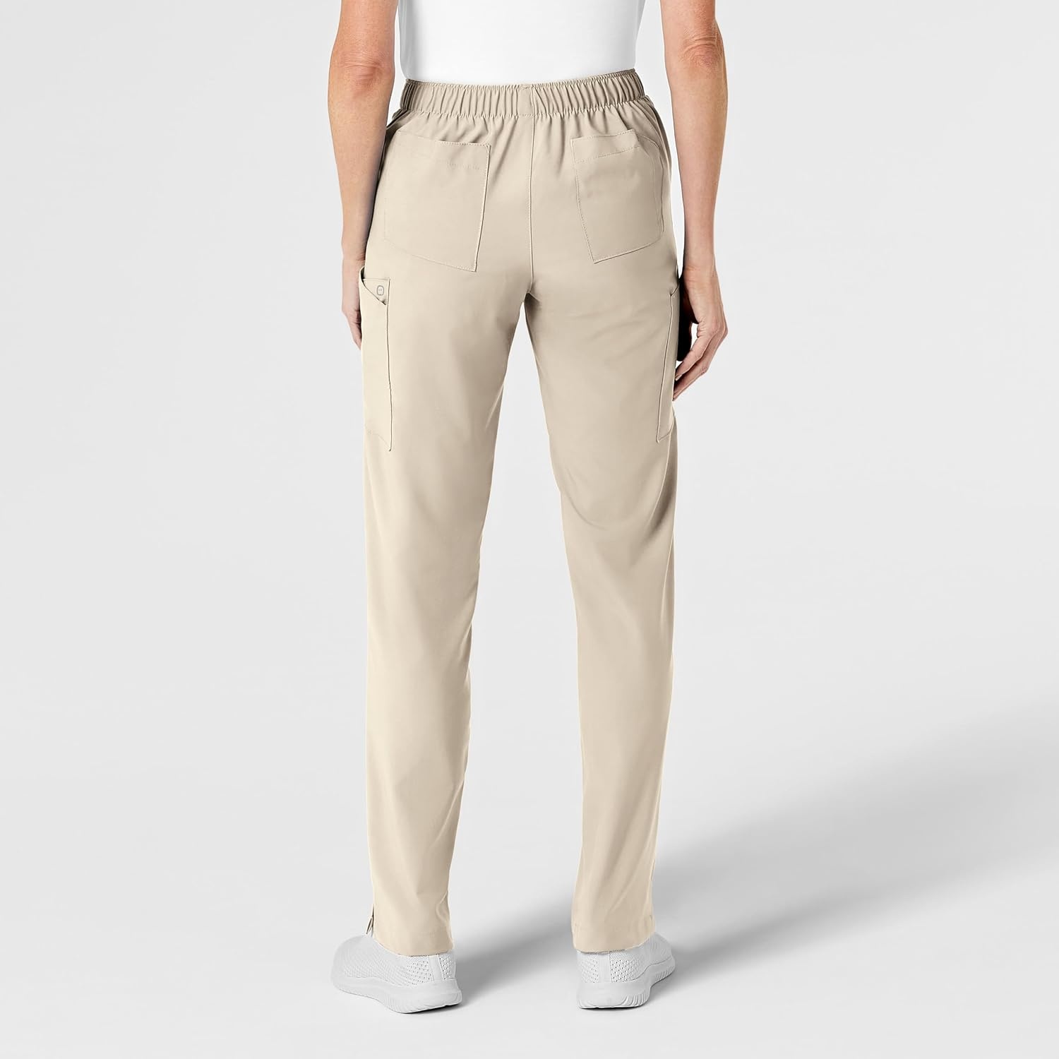 image:imageWomens Flat Front Cargo PantKhaki
