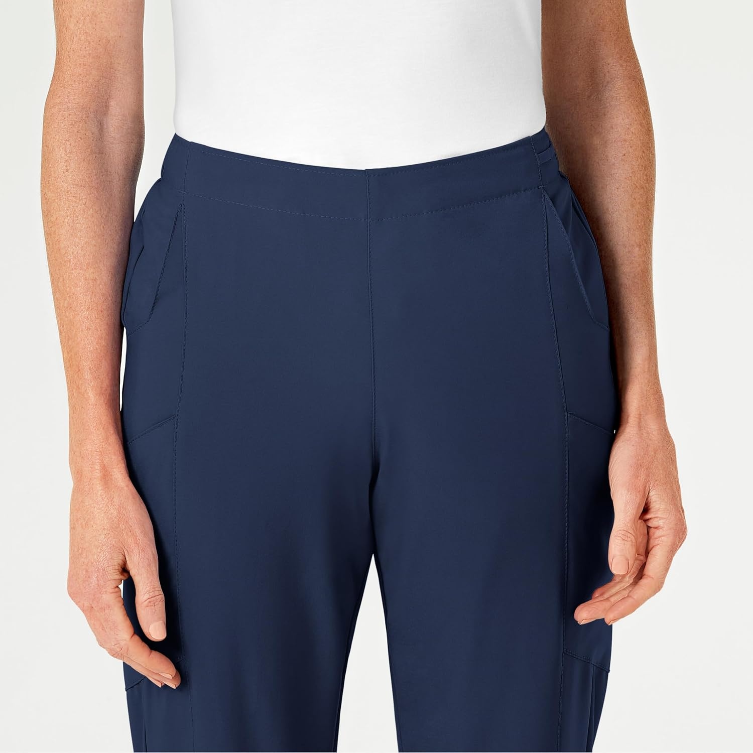 image:imageWomens Flat Front Cargo PantNavy