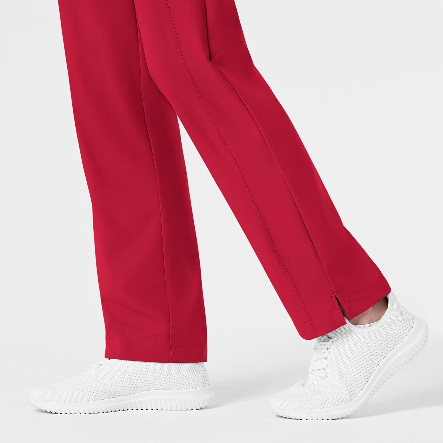 image:imageWomens Flat Front Cargo PantRed