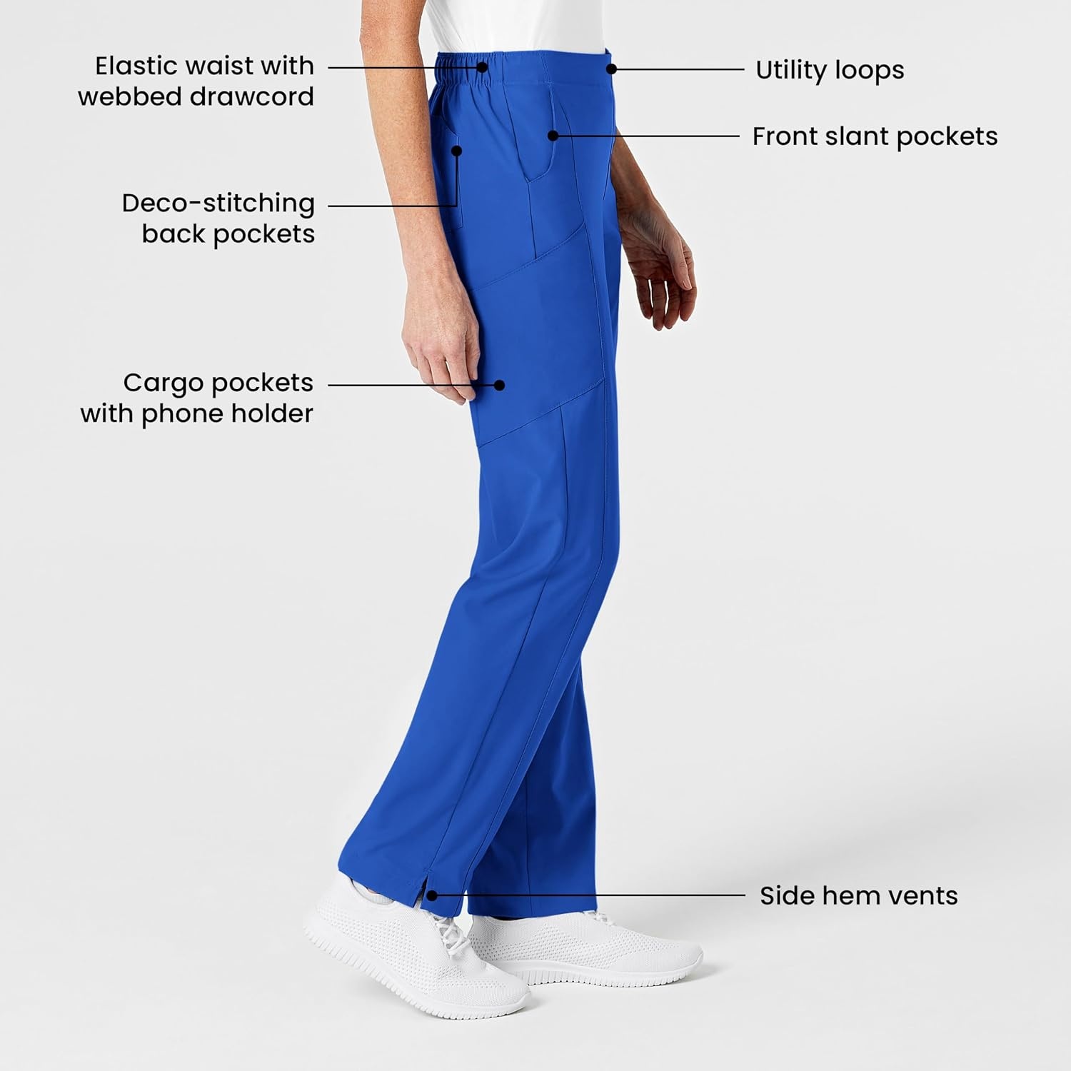 image:imageWomens Flat Front Cargo PantRoyal