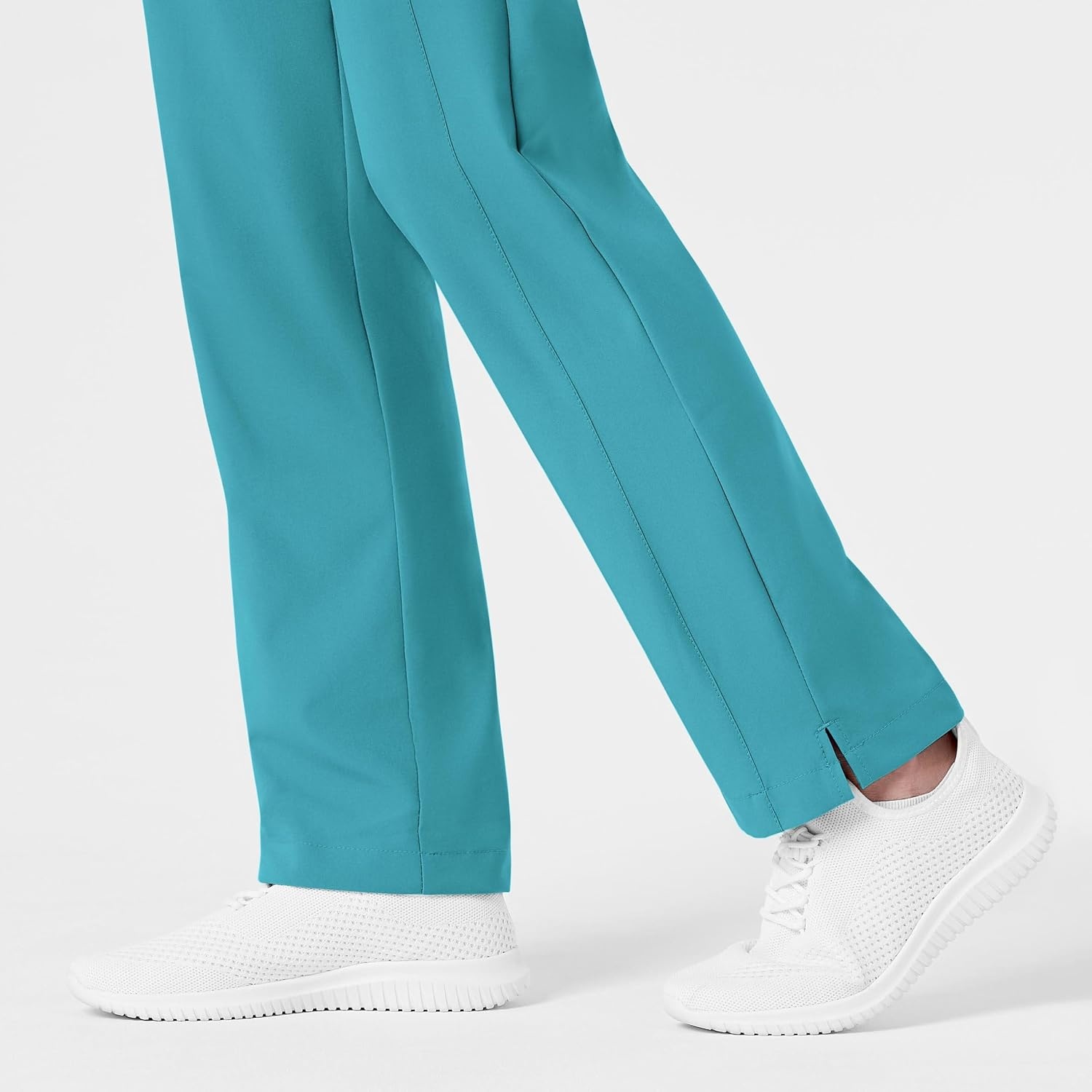 image:imageWomens Flat Front Cargo PantTeal Blue