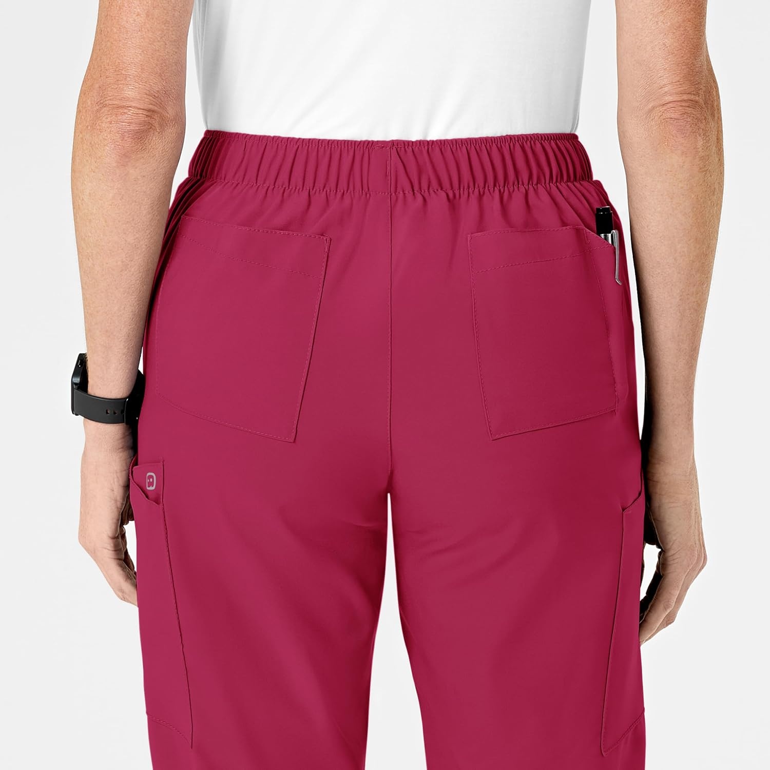 image:imageWomens Flat Front Cargo PantViva Magenta