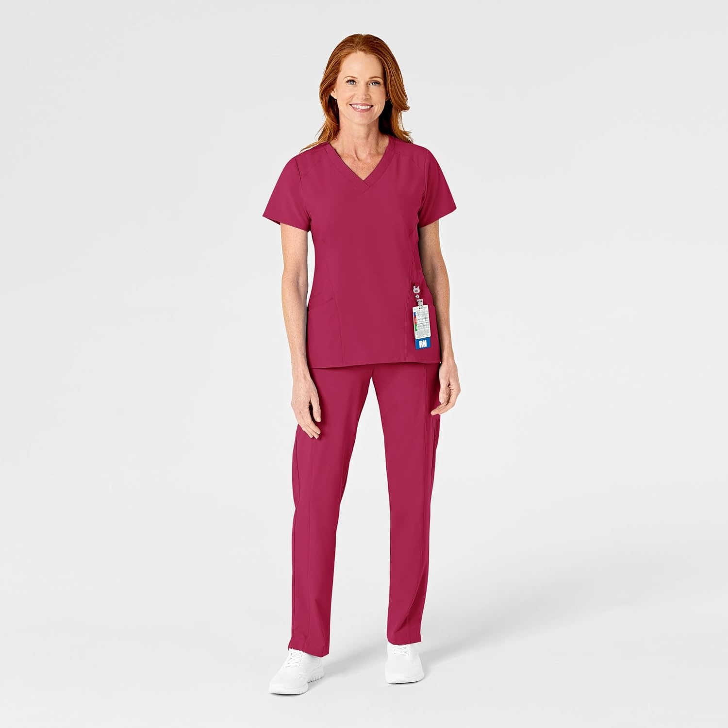 image:imageWomens Flat Front Cargo PantViva Magenta