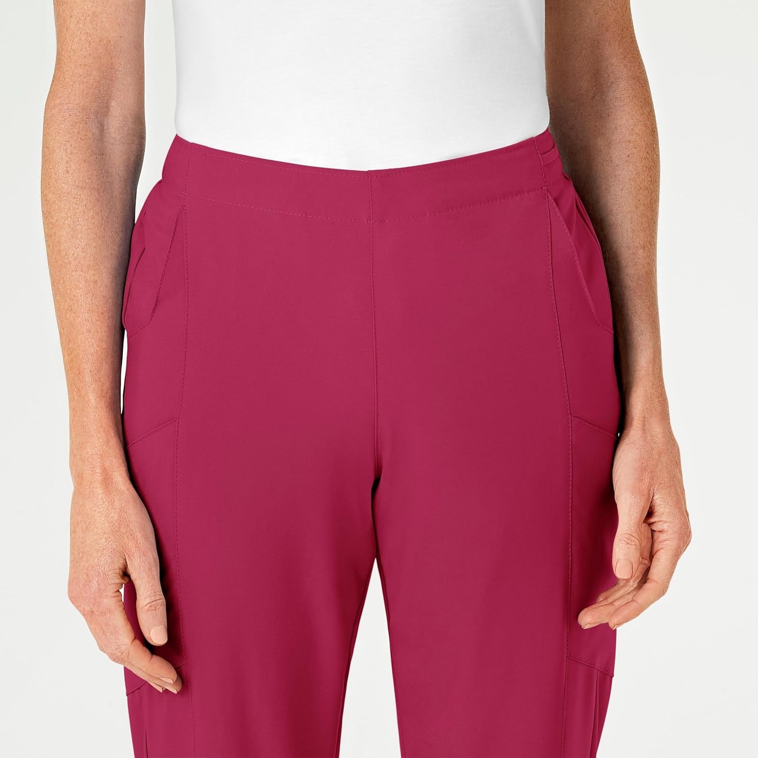 image:imageWomens Flat Front Cargo PantViva Magenta