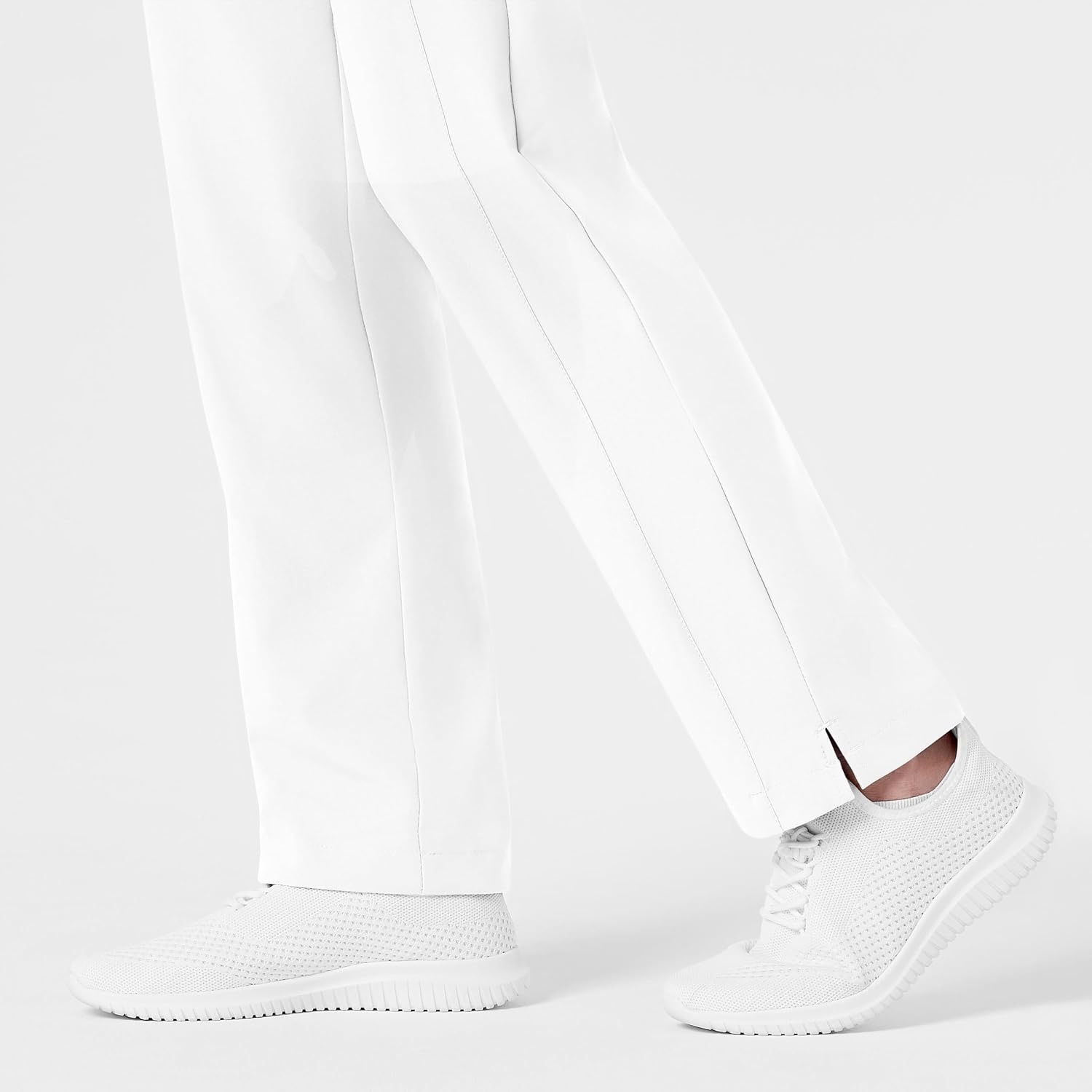 image:imageWomens Flat Front Cargo PantWhite