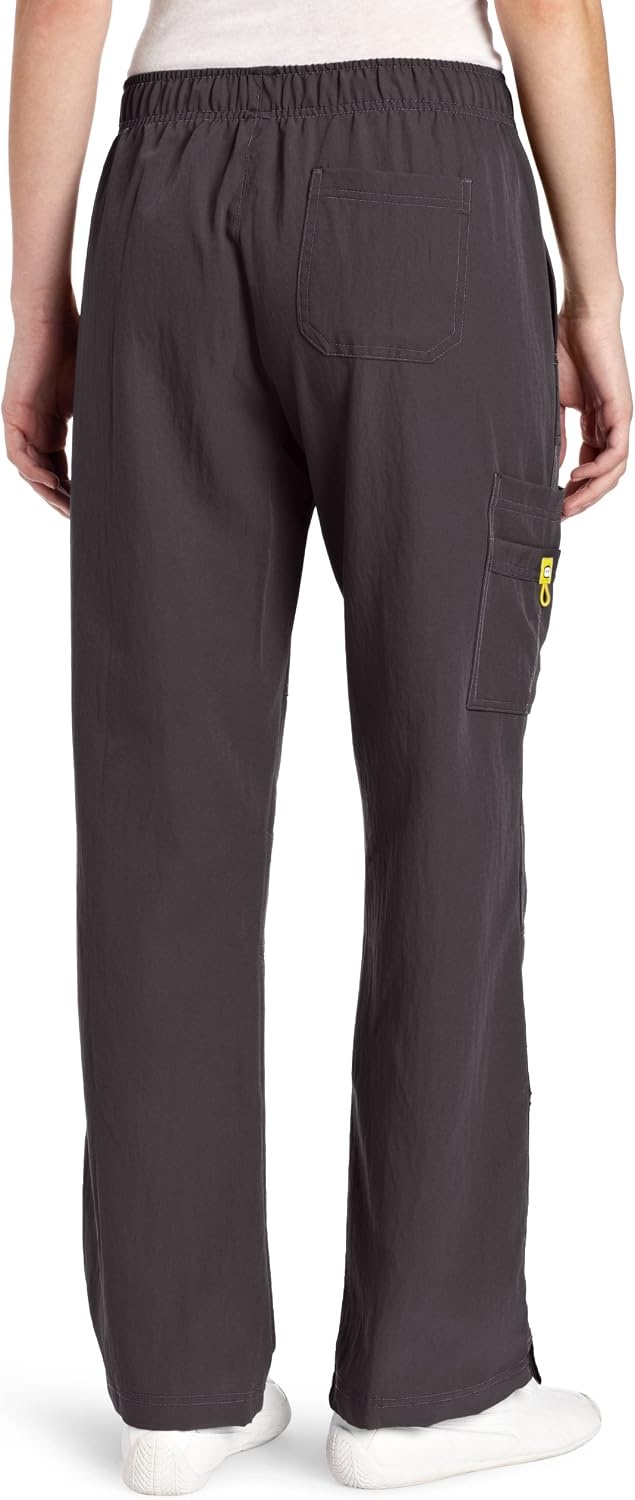image:imageWonderWink Womens Petite FourStretch Sporty Cargo Scrub Pant PetitePewter