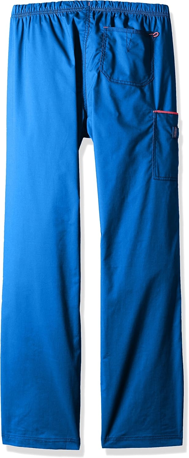 image:imageWonderWink Womens Wonderflex Joy Denim Style Staight Leg Scrub PantRoyal