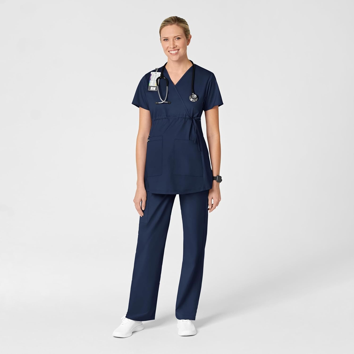 image:imageWonderWink Womens Wonderwork Maternity PantNavy