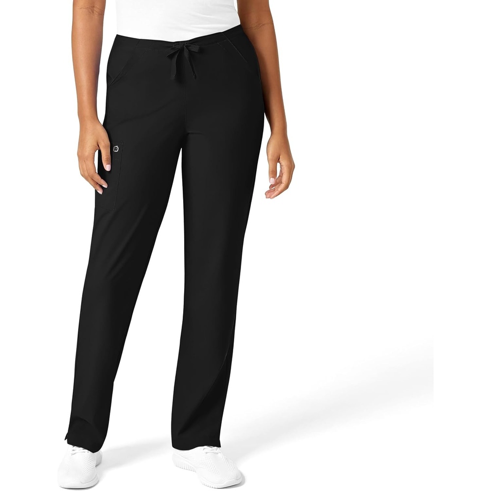 image:imageWINK W123 Womens Drawstring Scrub PantBlack