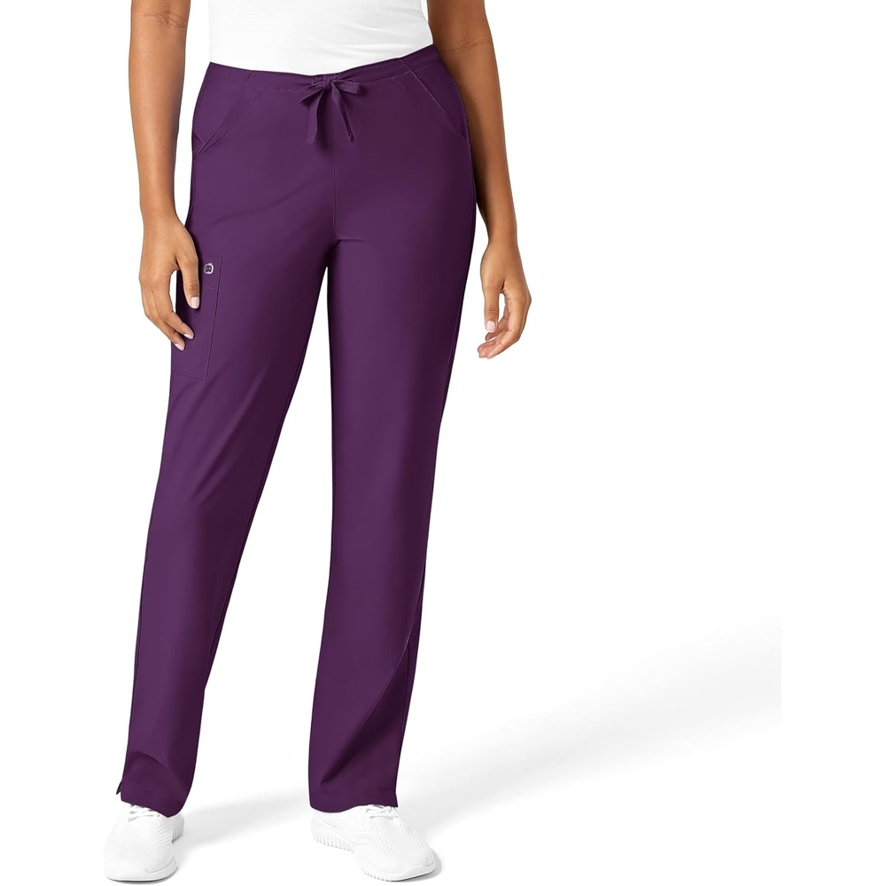 image:imageWINK W123 Womens Drawstring Scrub PantEggplant