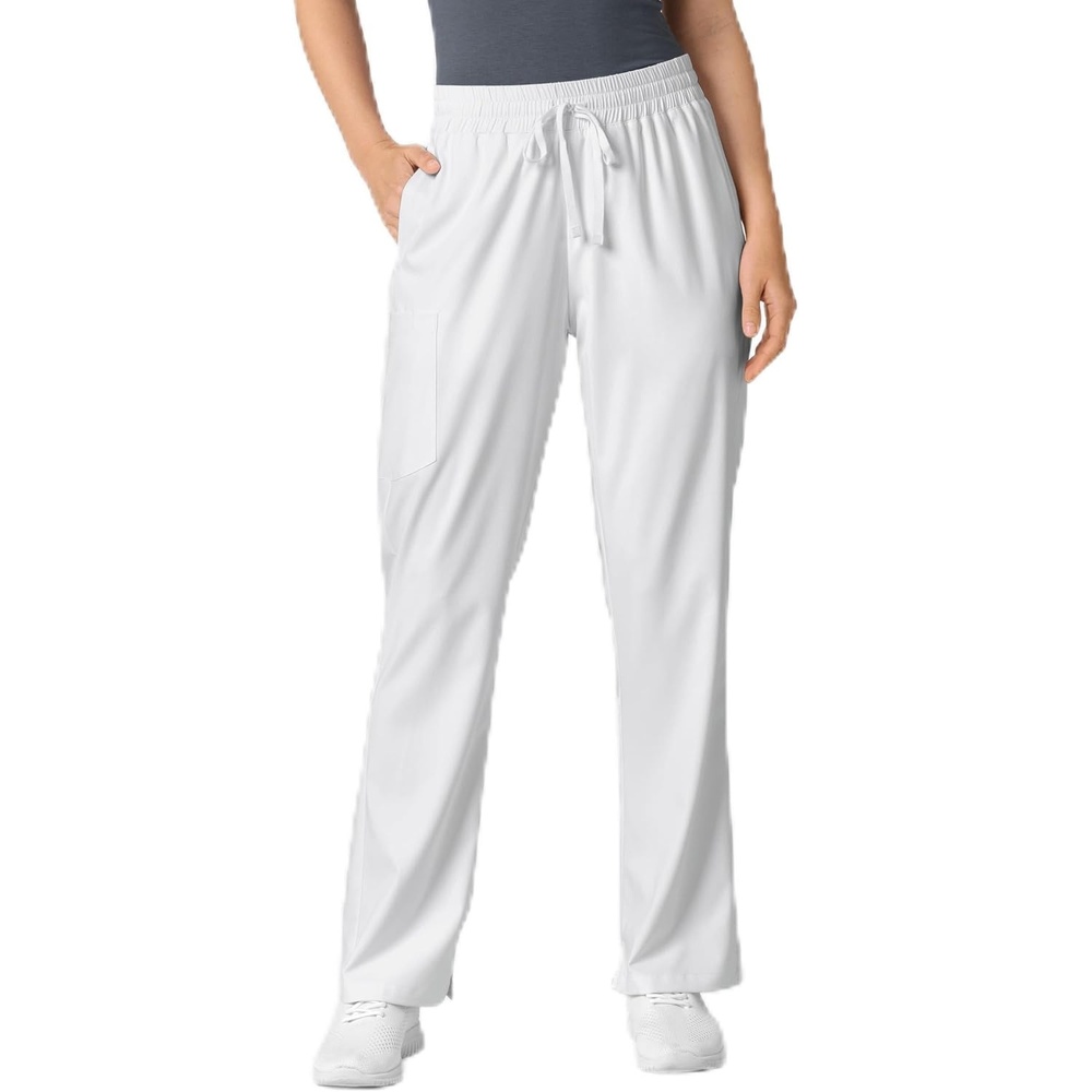 image:imageWink Boundless Womens Bootcut Scrub PantWhite