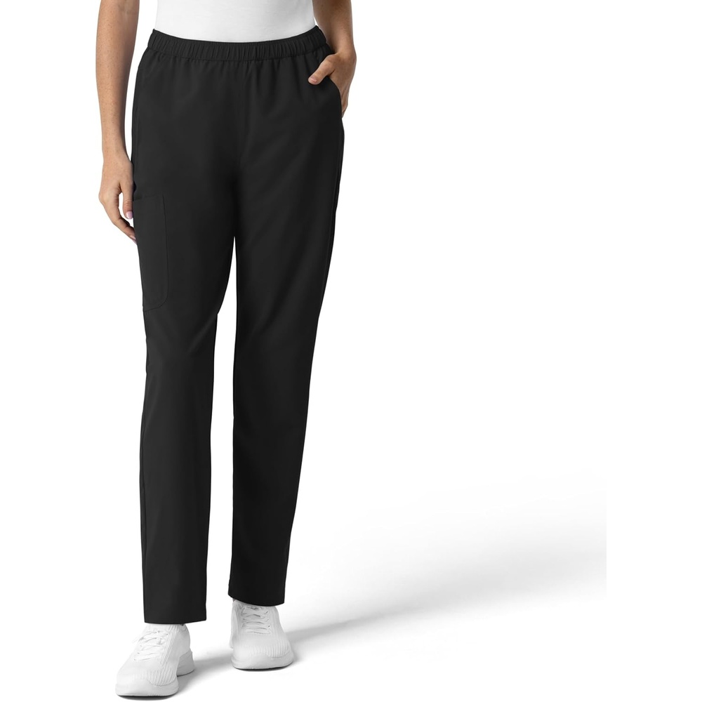 image:imageWink NURTUR Womens Slim Leg Scrub PantBlack