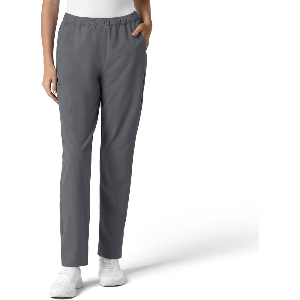 image:imageWink NURTUR Womens Slim Leg Scrub PantPewter