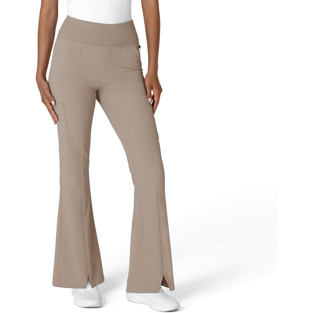 image:imageWink Scrubs for Women Renew Cargo Flare Pants with 7 PocketsHaze