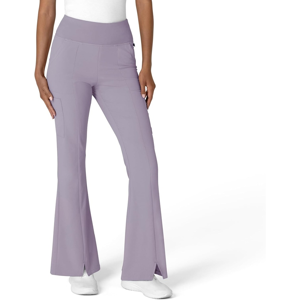 image:imageWink Scrubs for Women Renew Cargo Flare Pants with 7 PocketsWisteria
