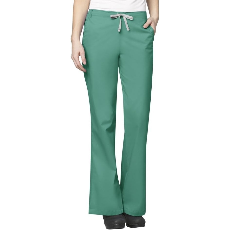 image:imageWink WonderWORK Womens Flare Leg Scrub PantSurgical Green