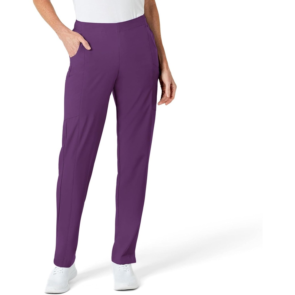 image:imageWomens Flat Front Cargo PantEggplant