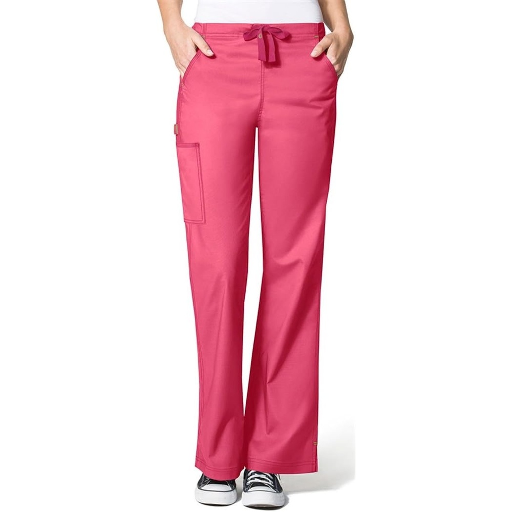 image:imageWonderWink Womens Wonderflex Joy Denim Style Staight Leg Scrub PantPapaya