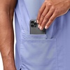 WINK PRO Men’s Multi-Pocket V-Neck Scrub Top(Ceil Blue)