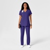 WINK W123 Women’s Drawstring Scrub Pant(Grape)