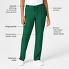 WINK W123 Women’s Drawstring Scrub Pant(Hunter)