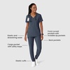 Wink Boundless Women’s Bootcut Scrub Pant(Navy Heather)