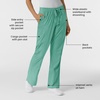 Wink Boundless Women’s Bootcut Scrub Pant(Turquoise)