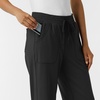 Wink Renew Knit Women’s Wide Leg Scrub Pant(Black)