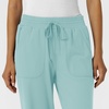 Wink Renew Knit Women’s Wide Leg Scrub Pant(Coastal Blue)