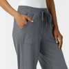Wink Renew Knit Women’s Wide Leg Scrub Pant(Pewter)