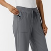 Wink Renew Knit Women’s Wide Leg Scrub Pant(Pewter)