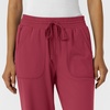 Wink Renew Knit Women’s Wide Leg Scrub Pant(Ruby)