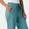 Wink Renew Knit Women’s Wide Leg Scrub Pant(Vintage Teal)