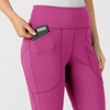 Wink Renew Women’s Flare Yoga Scrub Pant(Raspberry)
