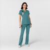 Wink Renew Women’s Flare Yoga Scrub Pant(Vintage Teal)