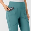 Wink Renew Women’s Flare Yoga Scrub Pant(Vintage Teal)
