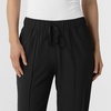 Wink Renew Women’s Pintuck Scrub Pant(Black)