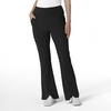 Wink Scrubs for Women, Renew, Cargo Flare Pants, with 7 Pockets(Black)