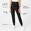 Wink Scrubs for Women, W123, Maternity Joggers Pants with 7 Pockets(Black)