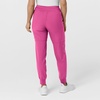 Wink W123 Women’s Comfort Waist Cargo Jogger Scrub Pant(Hot Pink)