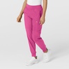 Wink W123 Women’s Comfort Waist Cargo Jogger Scrub Pant(Hot Pink)