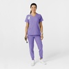 Wink W123 Women’s Comfort Waist Cargo Jogger Scrub Pant(Iris Purple)