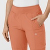 Wink W123 Women’s Comfort Waist Cargo Jogger Scrub Pant(Terracotta)