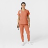 Wink W123 Women’s Comfort Waist Cargo Jogger Scrub Pant(Terracotta)