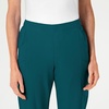 Wink W123 Women’s Flat Front Cargo Scrub Pant(Caribbean Blue)